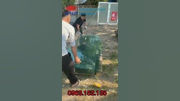 Chuyên Thi Công Vách Kính Cường Lực #shorts