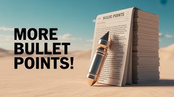 Why Bullet Points Make Your Blog Awesome!