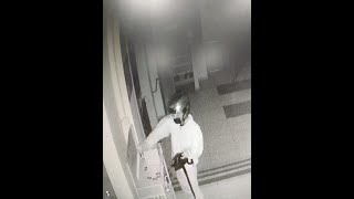 CCTV - Thieve Stealing Donation Money From Money Safe In Mosque. (Part 2).