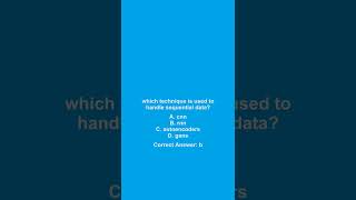 AI Interview Question #67 | Deep Learning   Sequential Data