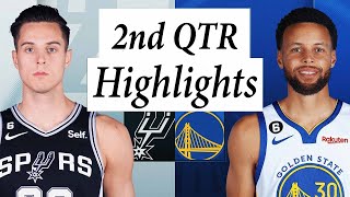 San Antonio Spurs vs. Golden State Warriors Full Highlights 2nd QTR | Mar 31 | 2022-2023 NBA Season