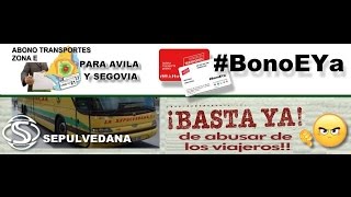 Abono E para las provincias de Segovia y Ávila