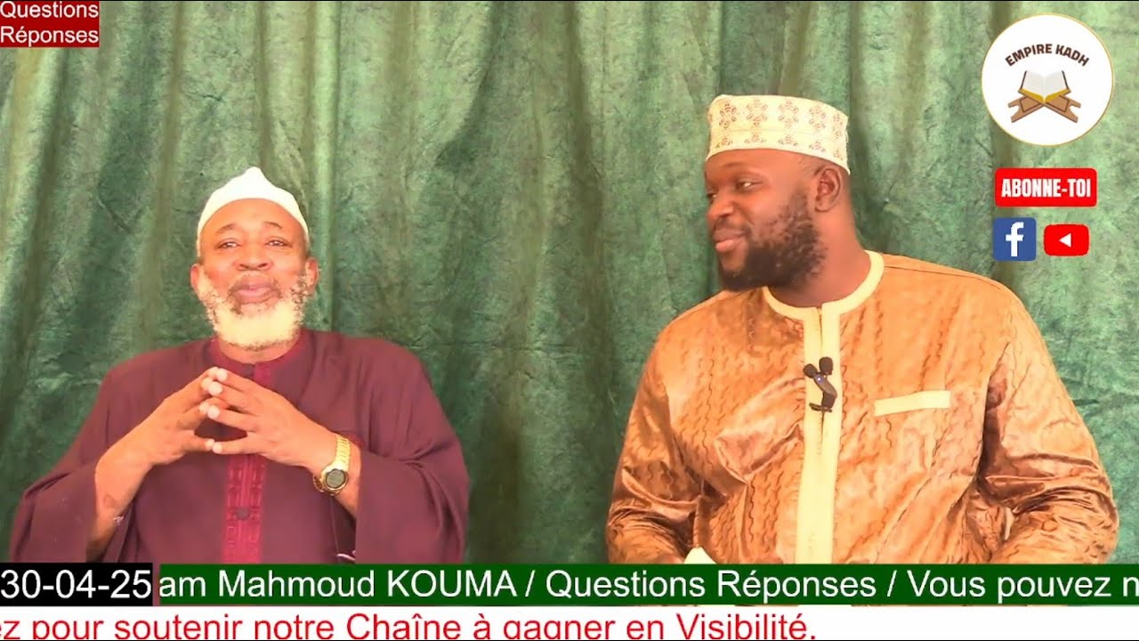 Imam Mahmoud KOUMA et Dr Ahmed Sangaré Questions Réponses du 30 Avril 2025