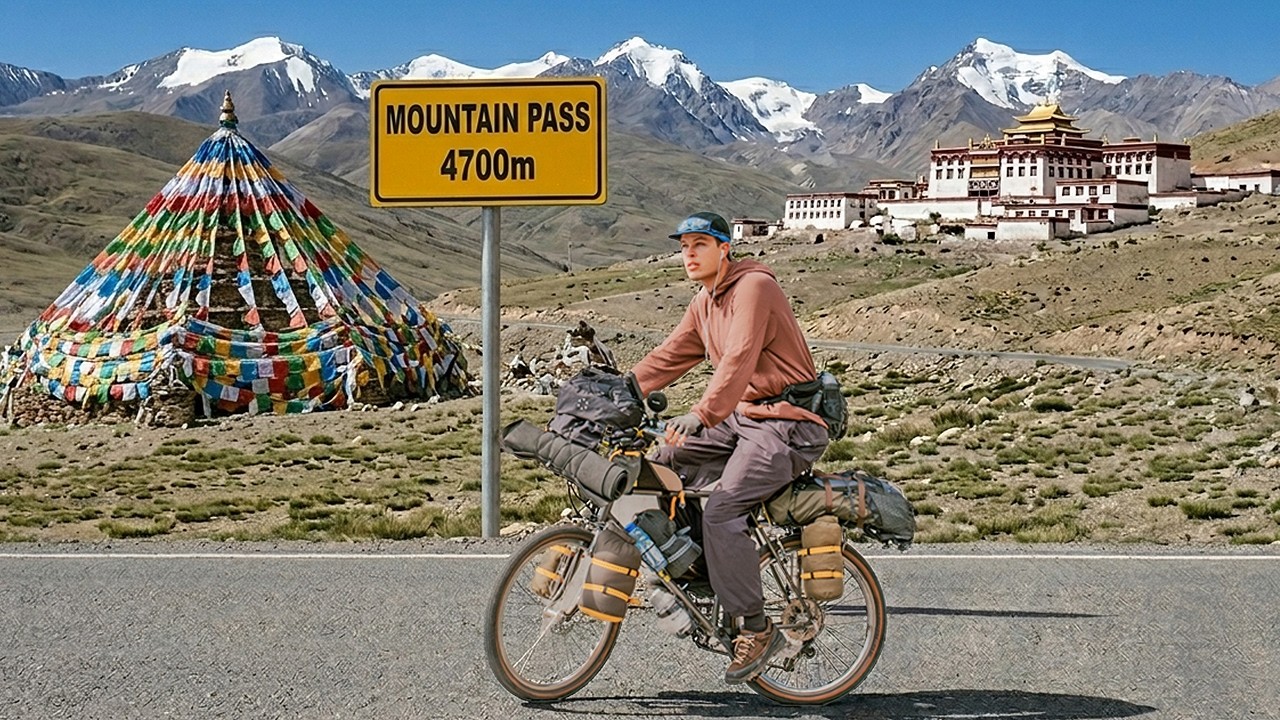 Cycling at extreme altitude (Tibet) 🇨🇳