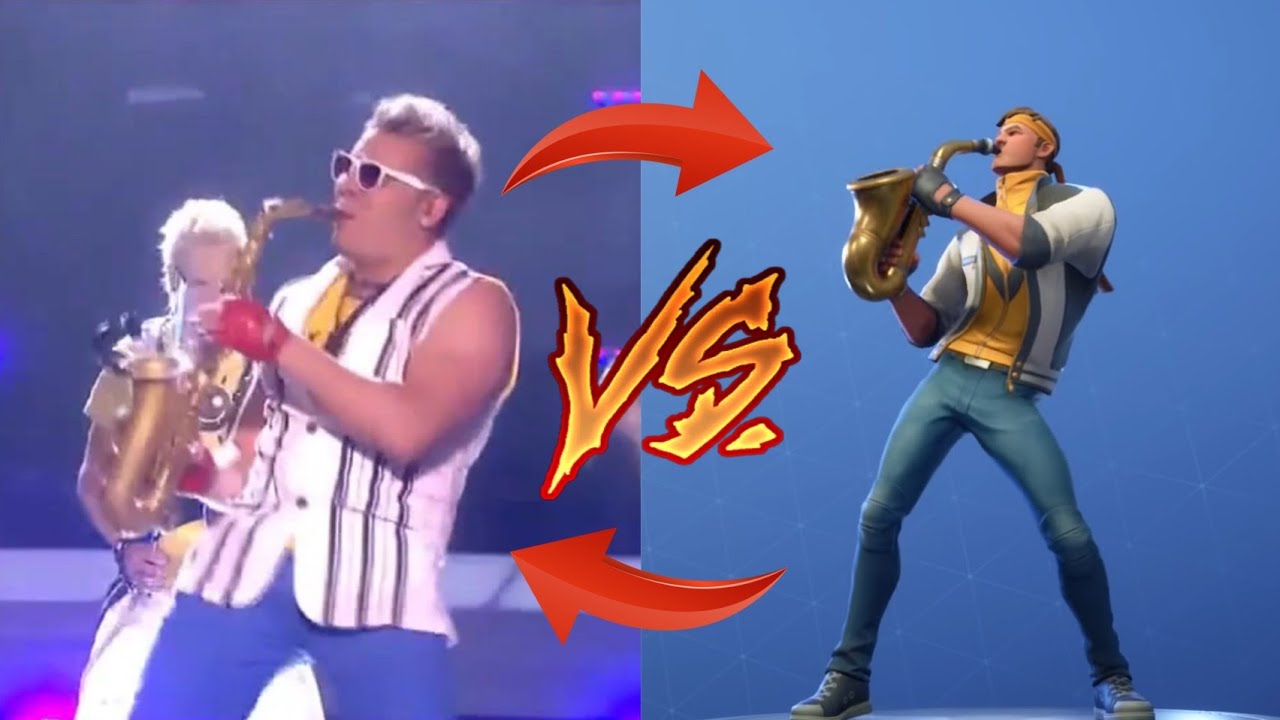 Fortnite Epic Sax Guy All New Fortnite Emotes In Real Life Epic Sax Guy Showstopper Spike It And More Youtube