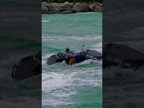 PLEASE NOTE: Performed by a professional jetski stuntman. Do NOT try this at home! (In bathtub 🤪).