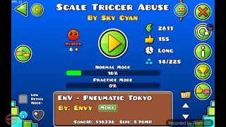 Scale trigger Abusse Geometry dash