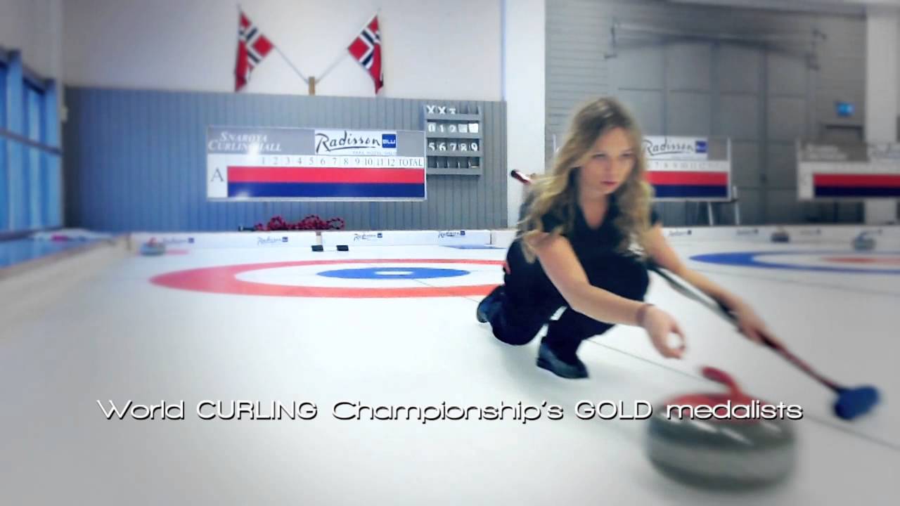 Norwegian Curling Team - Golden Curl Hair Straighteners