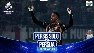 Hasil Akhir Pertandingan  Persis Solo Vs Persija  Bri Super League 202526