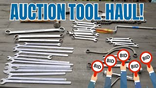 Tool Haul  Revealing Estate Sale Auction Treasure  Cornwell, Craftsman, Mac, and more!