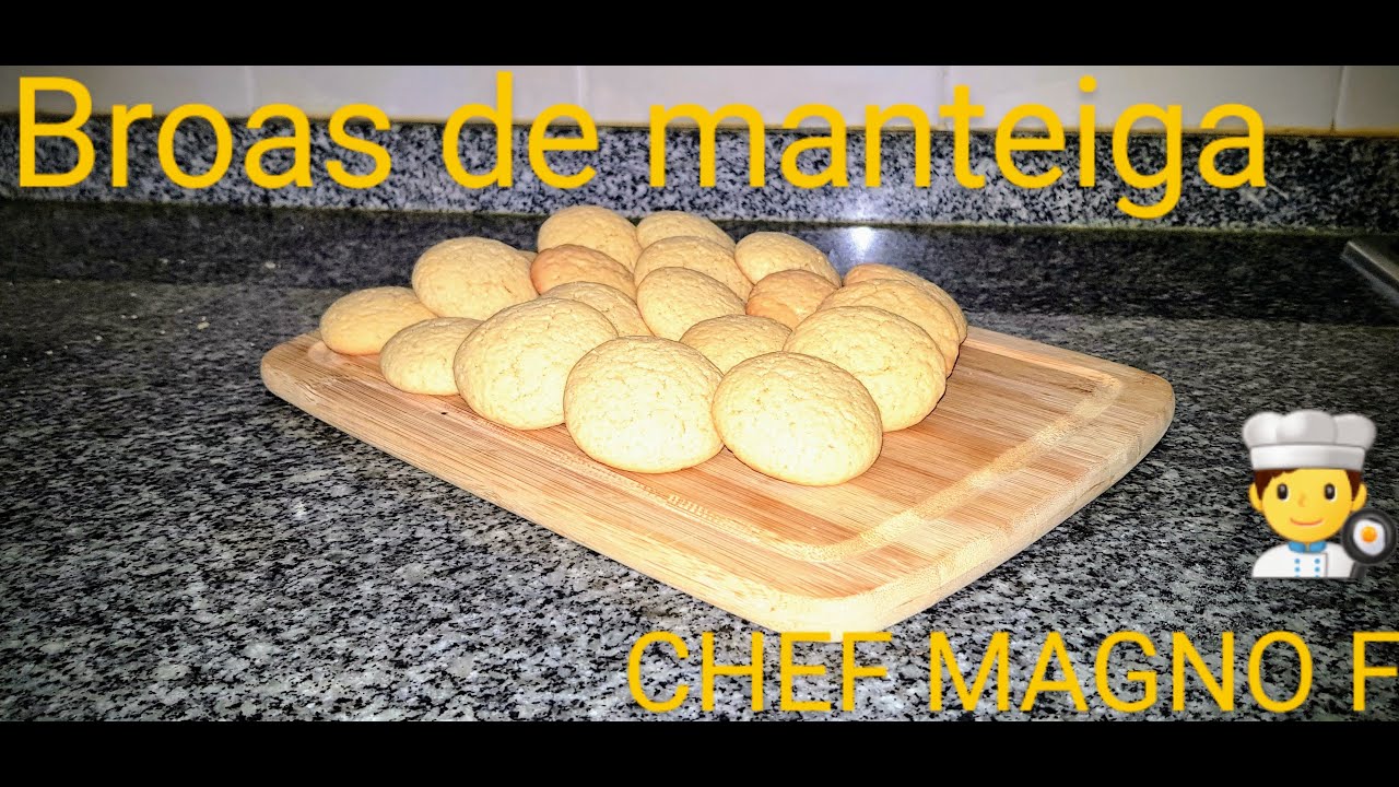 Broas de manteiga, típicas da ilha da madeira, fácil de fazer e rápidas