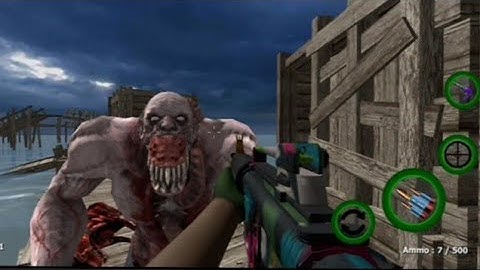 ZOMBIE EVIL HORROR 4 : Level 4-5 underwater games ( android gameplay )