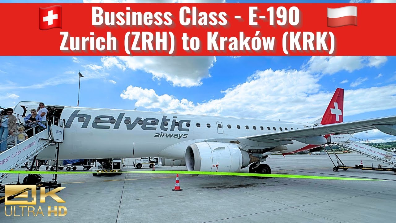 Helvetic Airways | Embraer E-190 | Business Class | Zurich (ZRH) to Kraków (KRK) | Trip Report