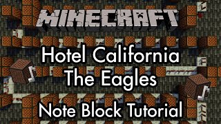 Hotel California - Note Block Tutorial (Minecraft)