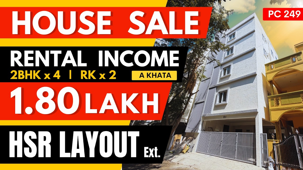 🔥HOUSE for SALE in BANGALORE HSR Layout Ext🤑Property sale✅ Independent House for sale in HSR layout