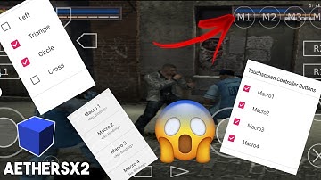 How to Use Combo Button in AetherSx2 | How to Unlock Macro Button | How to Use 2 buttons in 1 Button