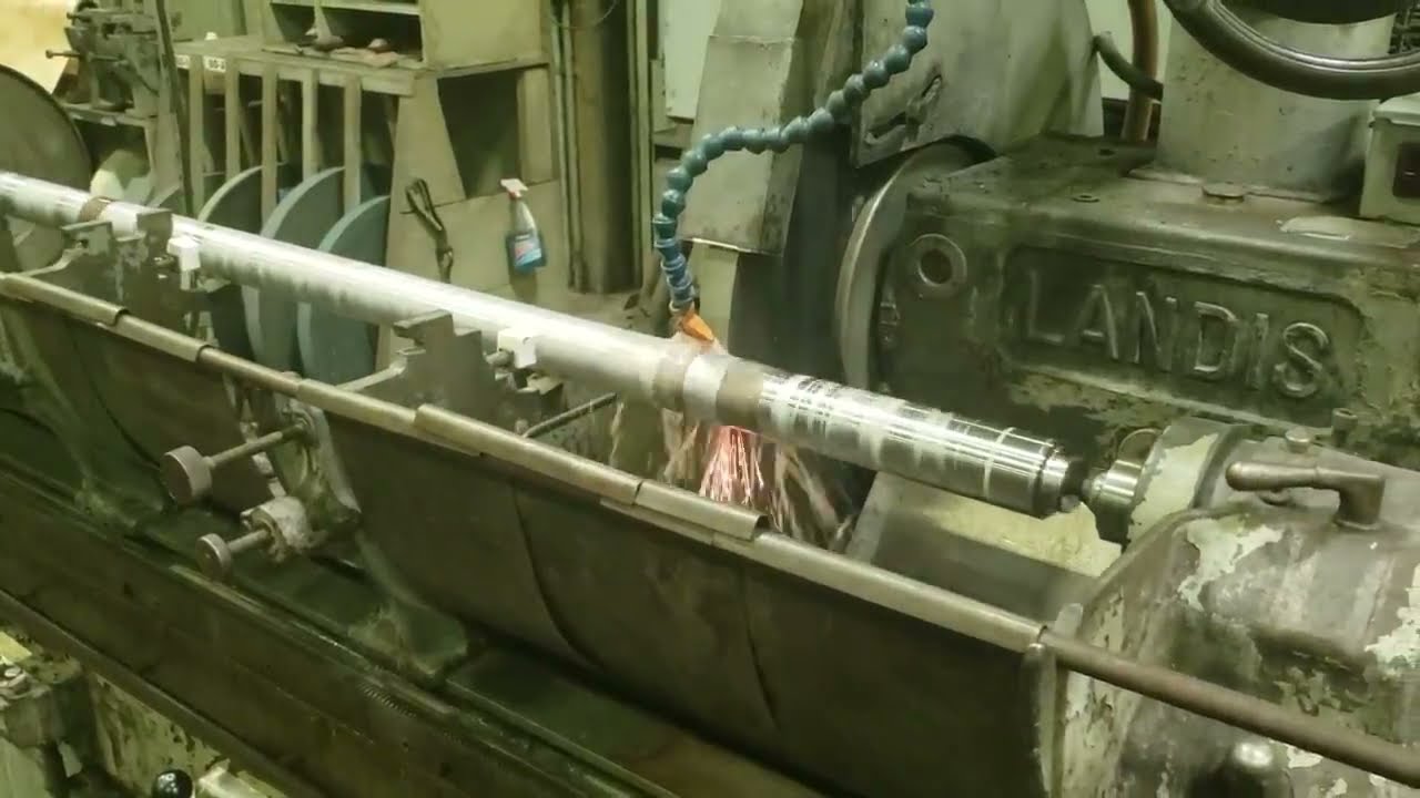 Landis 22" x 88" Crankshaft Grinder YouTube