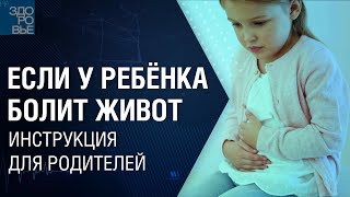 Если у ребёнка болит живот. Инструкция для родителей. На здоровье 29.10.2021