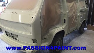 Part 2 - Volkswagon T25 Caravelle Re Paint / Respray , Direct Gloss Stage Using SATA 5000RP Digital
