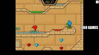 Fireboy and Watergirl 2 (Light Temple) - Level 10
