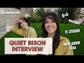 QUIET BISON interview | Sidewalk Talk EDM