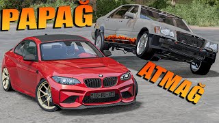 Lotu Şəmi Düşən Evinə Papağ Atdı BMW vs Mersedes Dava | Maşın Oyunları | BeamNG.Driver #malikbedelov