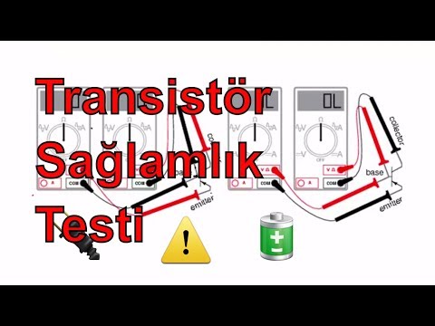 Analog Elektronik Ders 59: BJT Transistör Sağlamlık Kontrolü Ve Uç Tespiti