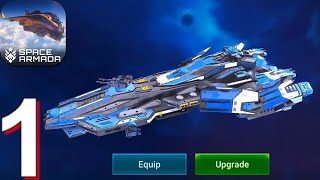 Space Armada: Galaxy Wars - Gameplay Walkthrough Part 1 (Android,iOS) screenshot 2