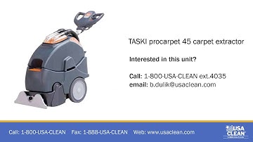 USA-CLEAN TASKI procarpet 45