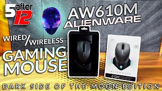 Alienware AW610M: Wired/Wireless Gaming Mouse - Dark Side of the Moon edition