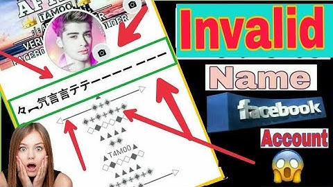 How To Create Invalid Stylish Name Facebook Account 2020 | Invalid Stylist Fb id ||Tamoo Creations |