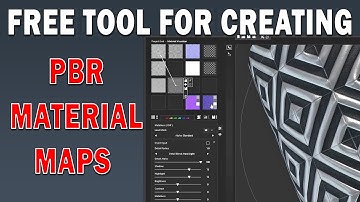 Free Tool For Creating PBR Materail Maps from photos| Make PBR textures in minutes