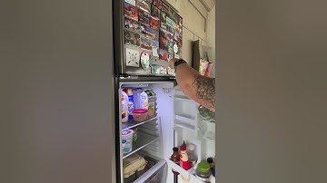 This is how we secure the fridge for travel #rv #rvlife #rvlifestyle #rvtipsandtricks #fulltimerv