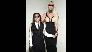 North West And Kim Kardashian At The Jean-Paul Gaultier Haute Couture Show