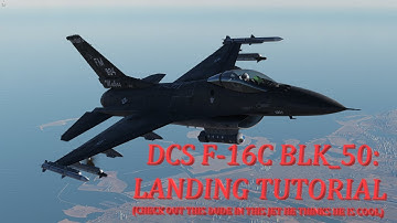 DCS World: F-16C Landing Tutorial