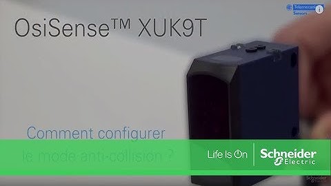 Configuration du mode anti-collision pour le capteur de mesure de distance XUK9TAH2MM12