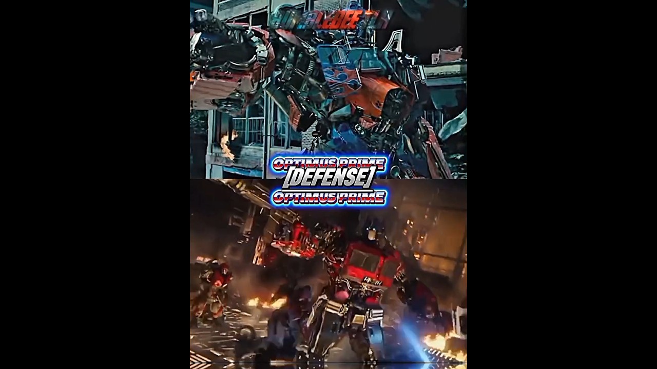 Optimus Prime Bayverse Vs Optimus Prime Knightverse 