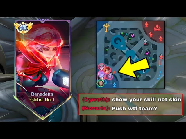 BENEDETTA IMPOSSIBILE EPIC COMEBACK!! 🔥 | MOBILE LEGENDS TOP GLOBAL BEST BUILD class=