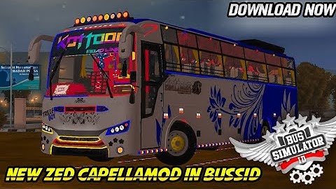 New Zed Capella Bus Mod For Bussid||New Tourist Bus Mod For Bussid||Download Mod||#bussidmods