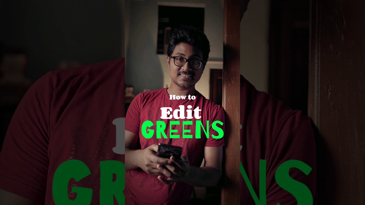Try to edit GREENS in your photos like me 📷 