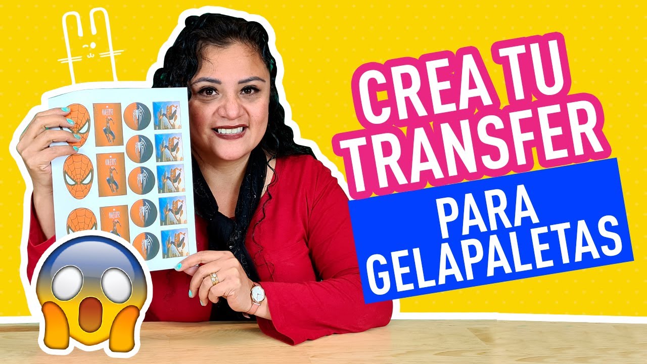 TUTORIAL - CREA TUS PROPIAS PLANTILLAS PARA TRANSFERS DE GELAPALETAS | IMPRESIONES COMESTIBLES