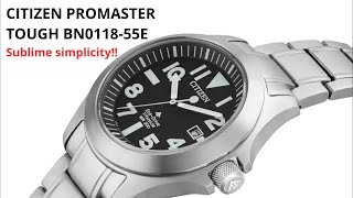 CITIZEN PROMASTER TOUGH BN0118-55E WATCH REVIEW!!