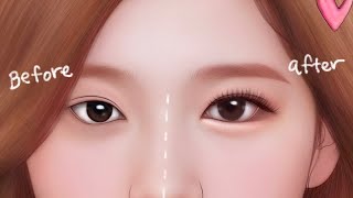 Make up that makes your eyes double (feat. SANA🐹)