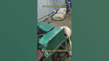 Watch the EPS Foam Granules Machine in Action – From Foam to Granules!