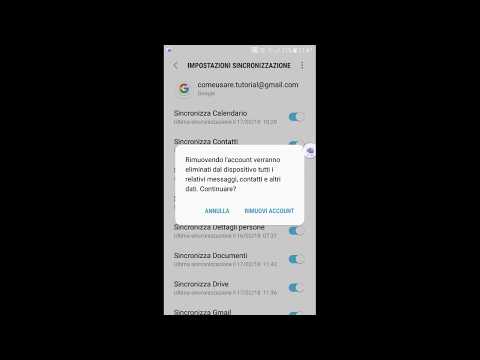 Video: Come posso eliminare il mio account Gmail su Android?