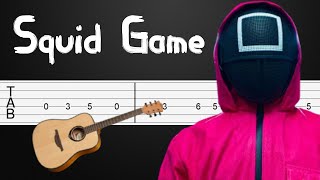 Way Back Then - OST Squid Game Guitar Tutorial, Guitar Tabs, Guitar Lesson  (Fingerstyle)