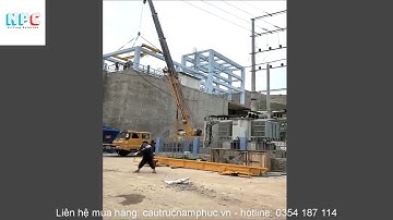 Lắp đặt cầu trục dầm đôi 5 tấn