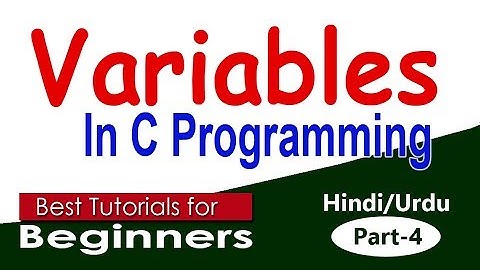 what are C variables in hindi/urdu part-4