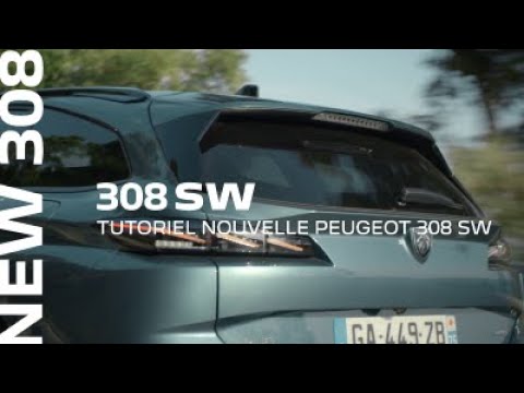 Tutoriel Nouvelle PEUGEOT 308 SW : Modularité rang 2 et coffre