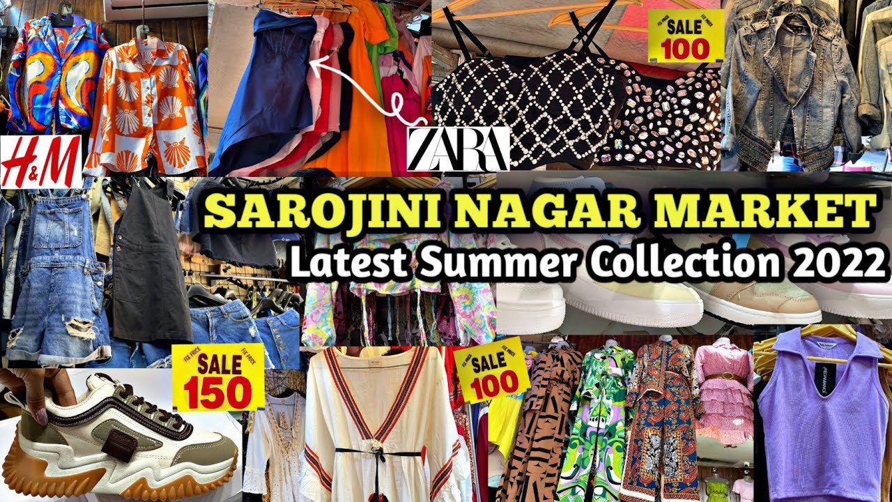 Sarojini Nagar Market || LATEST SUMMER COLLECTION 2022 || Delhi Cheapest Market 🤩 |#sarojininagar